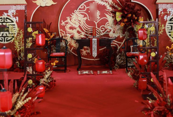 中国红中式婚礼策划