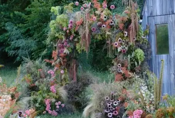 野生感花艺布户外婚礼